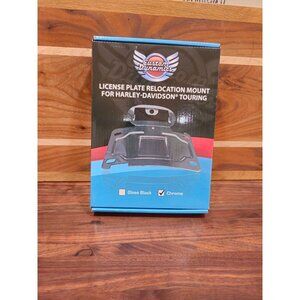 Custom Dynamics License Plate Relocation Mount for Harley Davidson Touring Motor